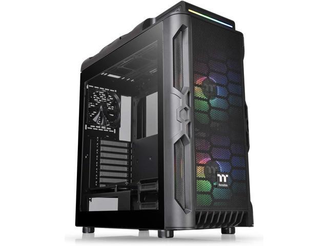 Thermaltake Level 20 RS Motherboard Sync ARGB ATX Mid Tower Gaming Computer Case with 2 200mm ARGB 5V Motherboard Sync RGB Fans + 140mm Black Rear
