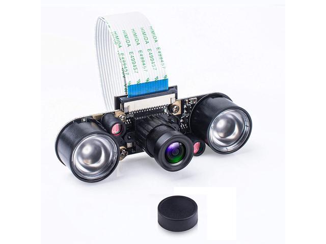 Smraza Camera Module for Raspberry Pi 4 with 5MP 1080p OV5647 Video Webcam Supports Night Vision Camera Module Compatible with Raspberry Pi 3 B+ /