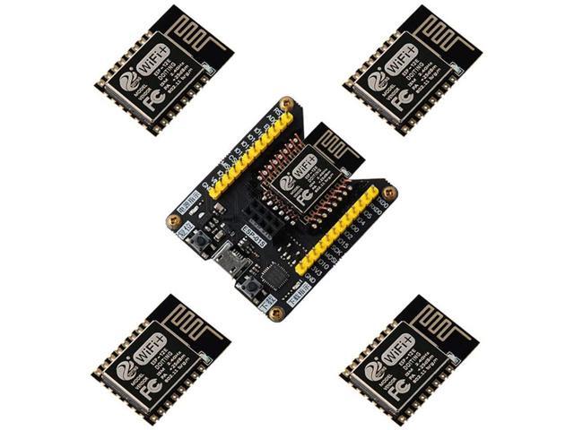 ESP8266 Code Burner Firmware Downloader CP2102 Driver + 5pcs ESP-12E ESP12E Wireless Transparent Transmission/Industrial Grade WiFi Module