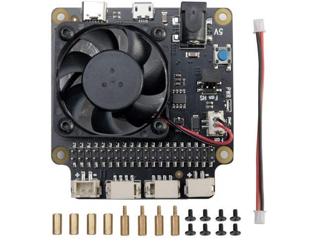Auto Cooling Power X735 V20 Type C Port Management Safe Shutdown Expansion Board for Raspberry Pi 4B/3B+/3B/2B/B+