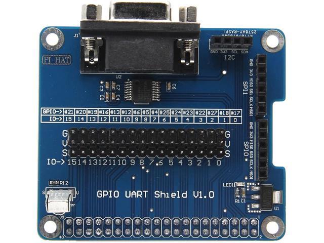 WINOGNEER Serial Port Expansion Board RS232 for Raspberry Pi 3 Model B 2 B B+ GPIO UART Shield with IR Receive