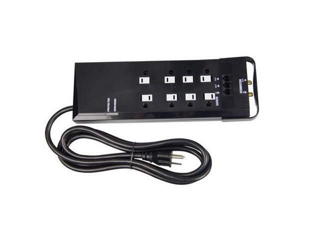 Morris 89091 8 Outlet Surge Strip with Phone Line and CATV Protection