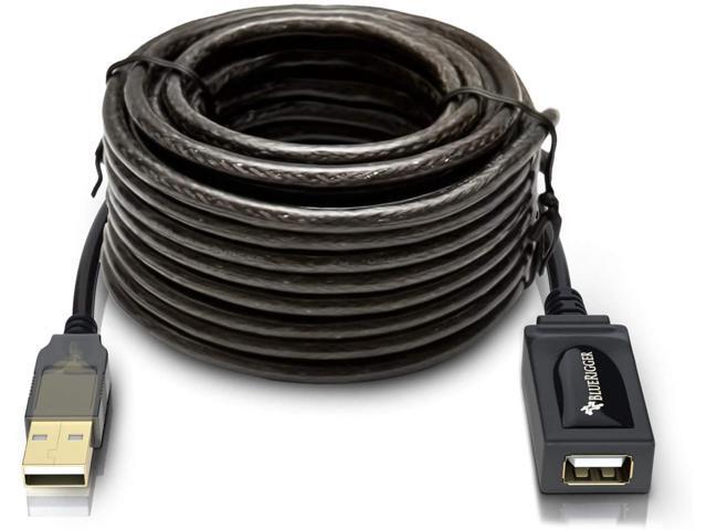 BlueRigger USB Extension Cable 75 Meters (25FT Active USB 20 Type A Male to A Female Repeater Cable) - Compatible with Game Consoles