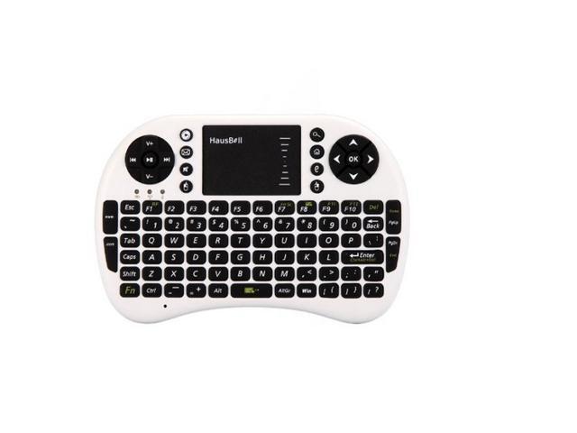 Hausbell ® Mini H7 24GHz Wireless Entertainment Keyboard with Touchpad for PC Pad Andriod TV Box Google TV Box Xbox360 PS3 & HTPC/IPTV