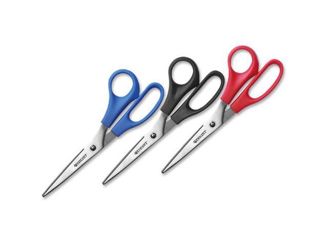 Westcott All Purpose Value Scissors, 8 Straight, Assorted Colors