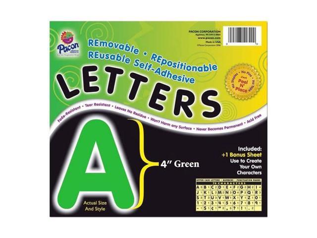 Pacon Self-Adhesive Removable Letters
