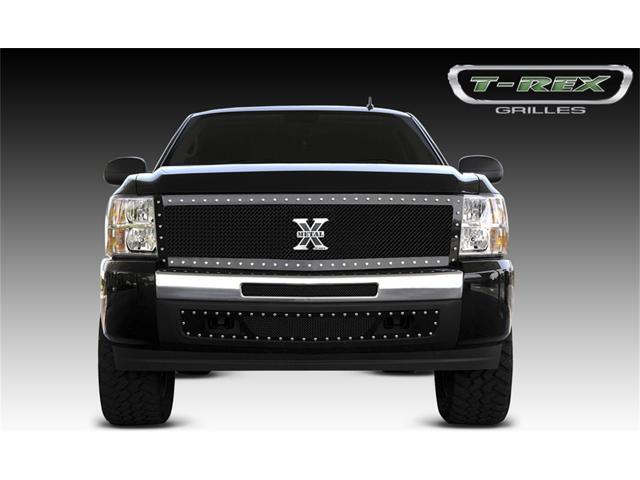 T-Rex Grilles 6711111 X-Metal Series Studded Mesh Grille Fits Silverado 1500