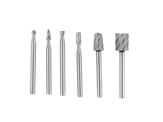 6pcs HSS Routing Router Grinding Bits Burr