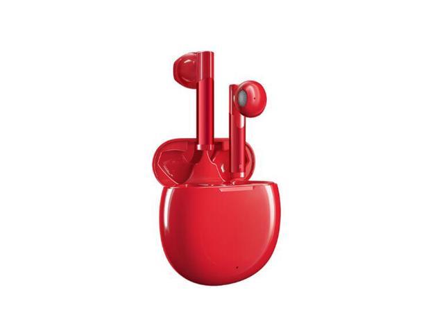 Fineblue J3 Pro Bluetooth 50 Earphones TWS Fingerprint Touch Headset HiFI Stereo Earbuds Wireless earphones for sport (Red)