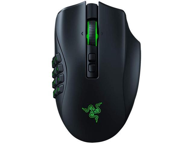Razer Naga Pro Wireless Gaming Mouse: Interchangeable Side Plate w/ 2 6 12 Button Configurations - Focus+ 20K DPI Optical Sensor - Fastest Gaming