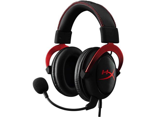 HyperX Cloud II - Gaming Headset 71 Surround Sound Memory Foam Ear Pads Durable Aluminum Frame Detachable Microphone Works with PC PS4 Xbox