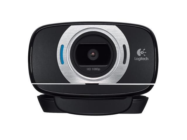 Logitech HD Laptop Webcam C615 with Fold-and-Go Design 360-Degree Swivel 1080p Camera