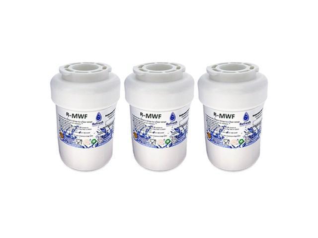 Replacement Water Filter Compatible with GE HSS25ATHBCBB Refrigerator Water Filter - by Refresh (3 Pack) photo