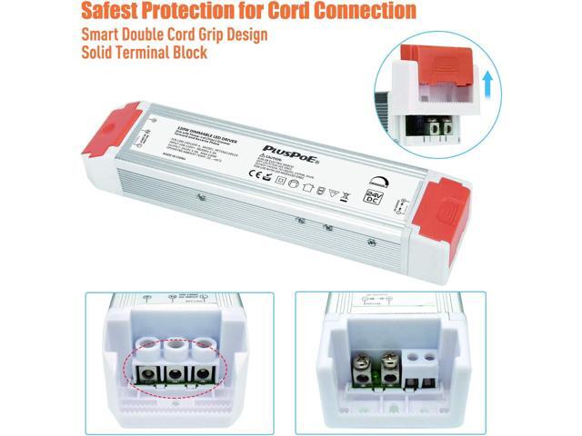 120W Dimmable LED Driver Power Supply - 110V To 24V Transformer Compatible With Lutron, Leviton Wall Dimmers