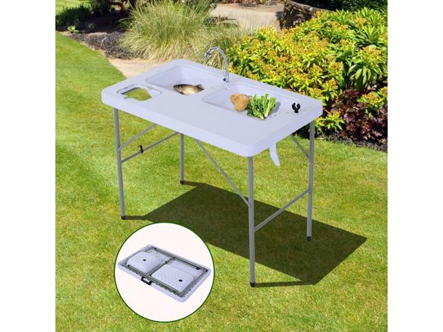 Portable camping table