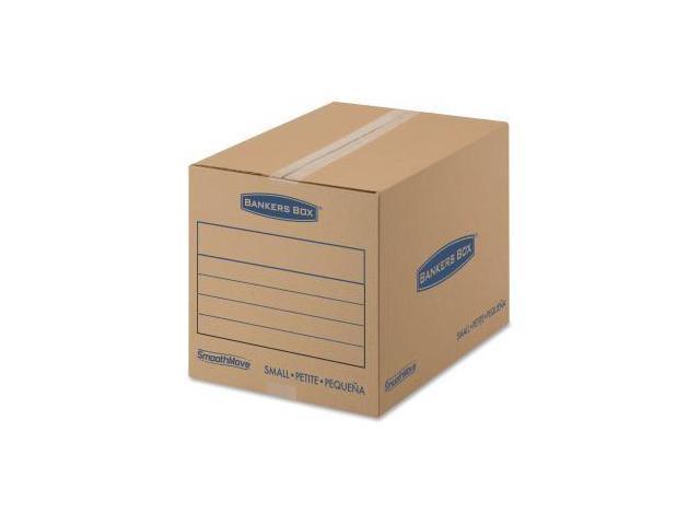 Fellowes SmoothMove Basic Moving Boxes - Internal Dimensions: 12 Width x  16 Depth x 12 Height - External Dimensions: 12.3 Width x 16.5 Depth x  12.6 Height - Heavy Duty - Corrugated 