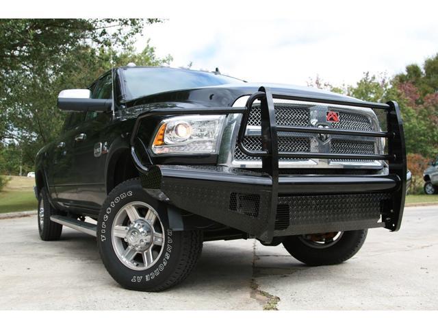 Fab Fours DR06-S1160-1 Black Steel Front Ranch Bumper