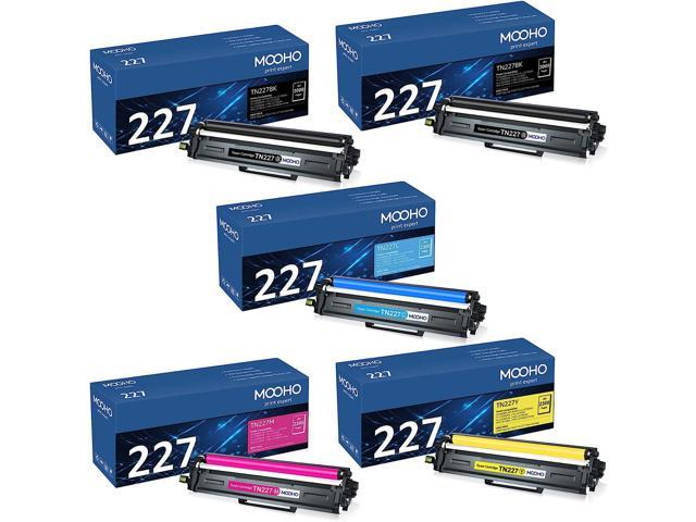  TN-227BK/C/M/Y High Yield Toner Cartridge for Brother TN227  TN-227 TN223 TN-223 Use with Brother HL-L3270CDW HL-L3290CDW HL-L3210CW  HL-L3230CDW MFC-L3770CDW MFC-L3750CDW MFC-L3710CW Printer (5 Packs) :  Office Products