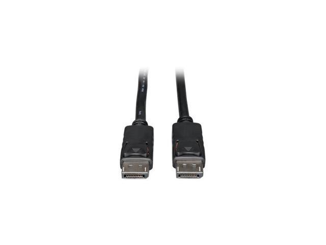 Tripp Lite P580-010-V4 10 ft. DisplayPort 1.4 Cable with Latching  Connectors - 8K UHD, HDR, 4:2:0, HDCP 2.2, M/M, Black, 10 ft. 