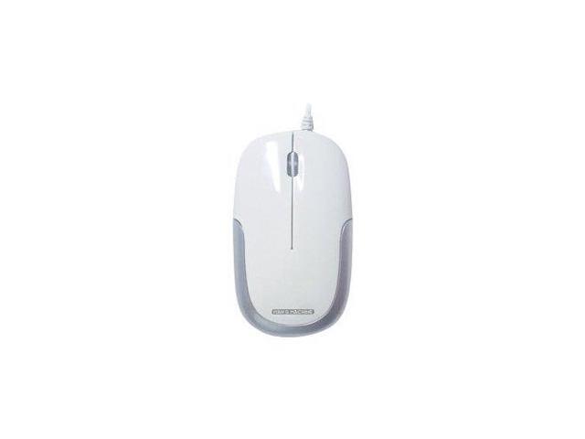 Man & Machine White Silver Wired Mouse
