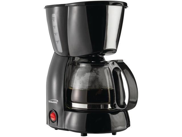 Brentwood TS-213BK White 4 Cups Coffee Maker, White - Newegg.com