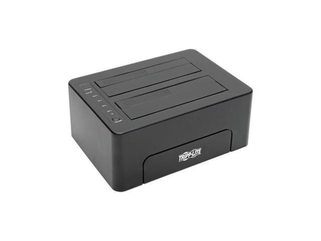 Tripp Lite U439-002-CG2 USB 3.1 Type-C to Dual SATA Quick Dock, 10 Gbps, 2.5 and 3.5 in. HDD/SDD, Thunderbolt 3 Compatible