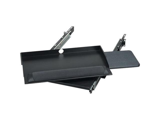 Black Box RM385 19' Sliding Pivoting Keyboard Tray with Mouse Tray