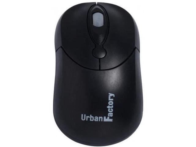 URBAN FACTORY BCM01UF BLACK MOUSE USB WIRED