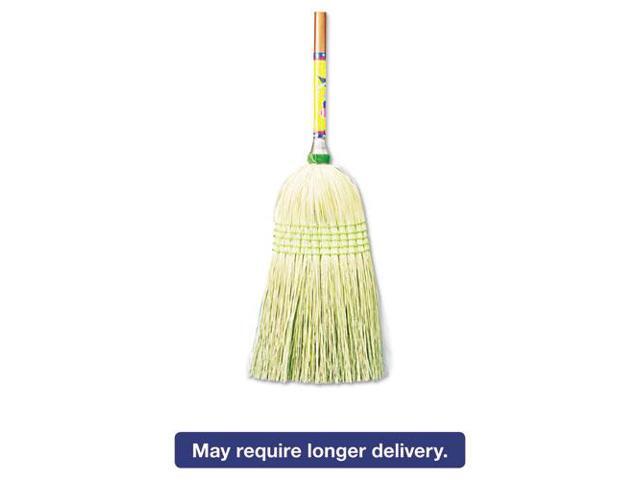 Boardwalk - UNS 926C - Parlor Broom Corn Fiber Bristles 42 Wood Handle Natural 12/Carton