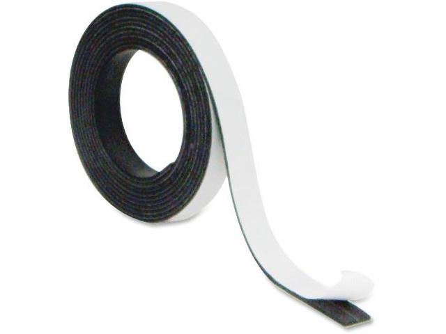 Baumgartens Adhesive-Backed Magnetic Tape, Black, 1/2 x 10ft