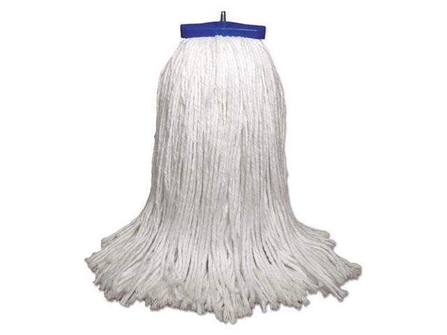 Mop Head Economical Lie-Flat Head Rayon Fiber 32-Oz White 12/Carton