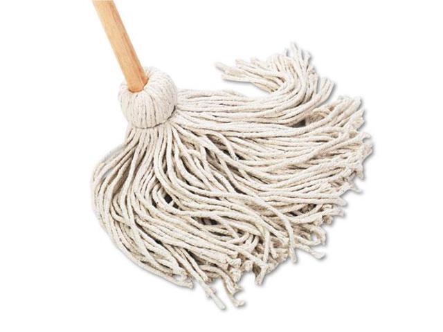 Deck Mop 54' Wooden Handle 20oz Cotton Fiber Head 6/Carton BWK120C