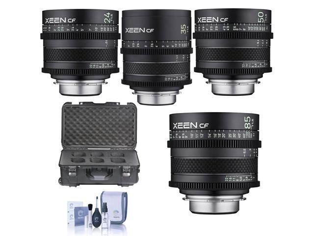 Rokinon Xeen CF 24 35 50 85mm T15 Pro Cine Lens Kit for Sony E with Case