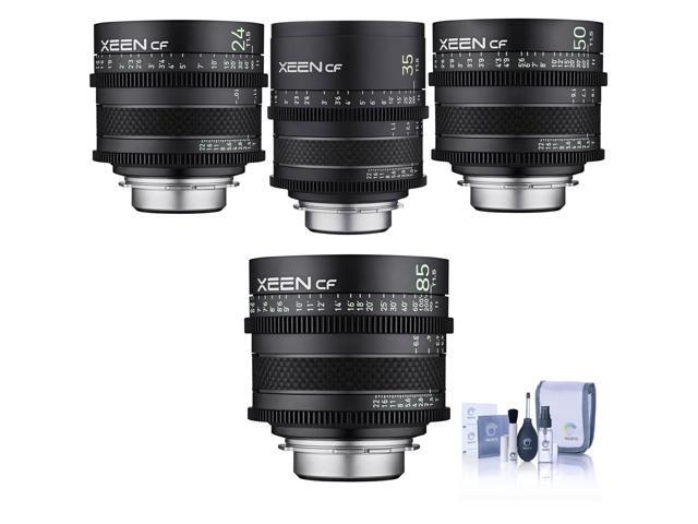 Rokinon Xeen CF 24 35 50 85mm T15 Pro Cine Lens Kit for Sony E #CFX24N355085