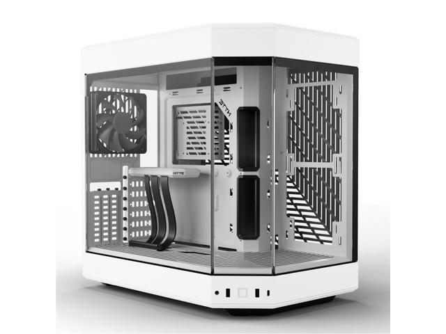 Y40 - ATX PC Cases with PCIe 4.0 Riser, HYTE White