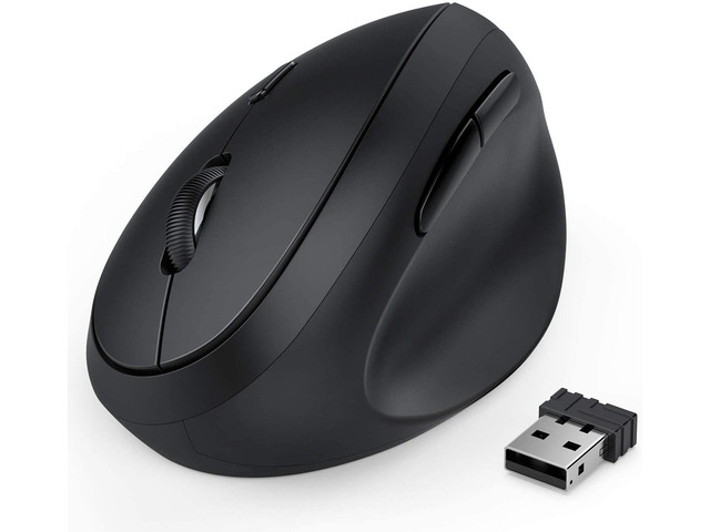 Jelly Comb ワイヤレスマウス 黒 NeweggBusiness - Wireless Vertical Mouse, Jelly Comb Wireless
