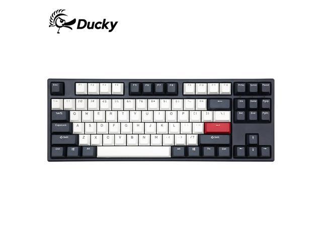 Ducky Zero 9087 Tuxedo TKL 87keys Wired Mechanical Gaming Keyboard - Cherry MX Blue