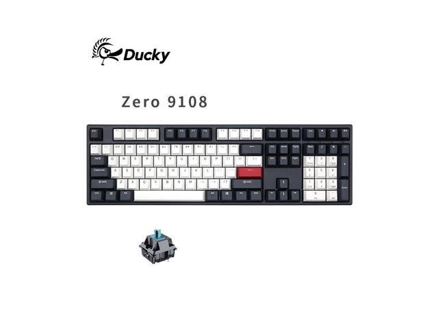 Ducky Zero 9108 Tuxedo 108 keys Wired Mechanical Gaming Keyboard - Cherry MX Blue