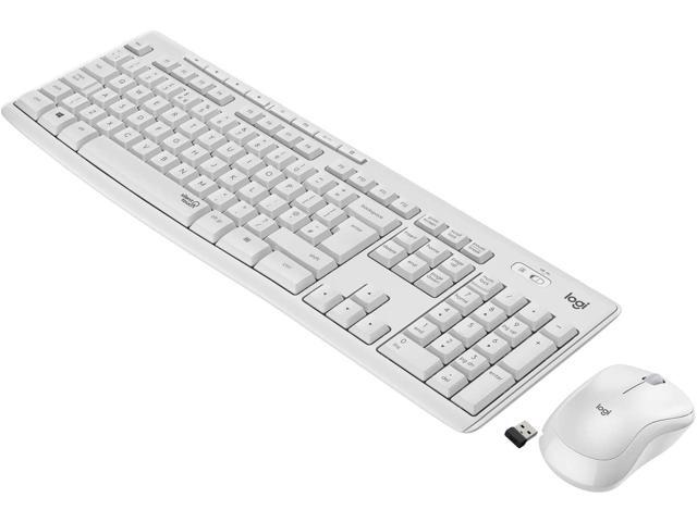 Logitech MK295 Wireless Mouse & Keyboard Combo with SilentTouch Technology Full Numpad Advanced Optical Tracking Lag-Free Wireless 90% Less