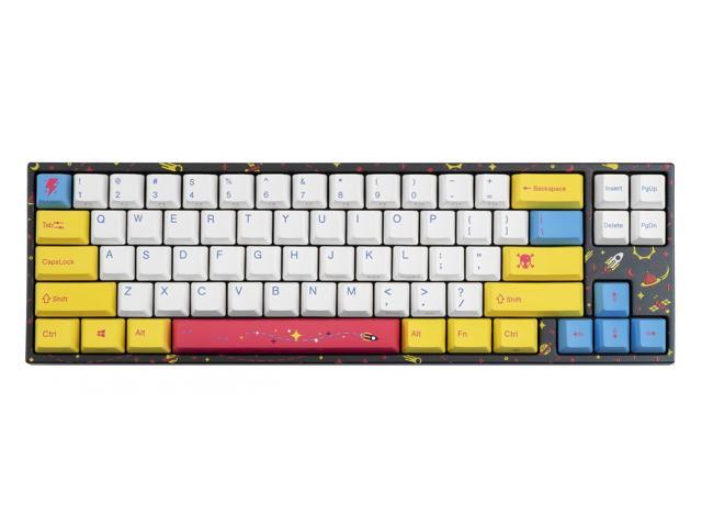 Varmilo x MK x Ducky MIYA Pro Flare Star Special Edition Cool Exterior 68 Keys Wireless Mechanical Gaming Keyboard For Office And Game-Cherry MX Brown