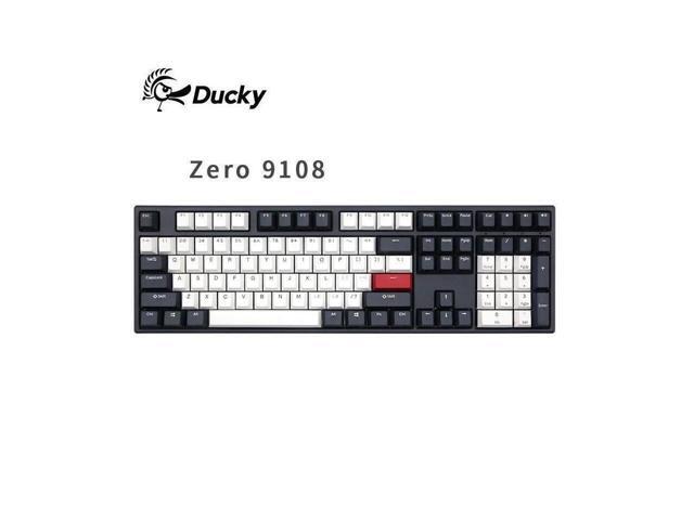 Ducky Zero 9108 Tuxedo 108 keys Wired Mechanical Gaming Keyboard