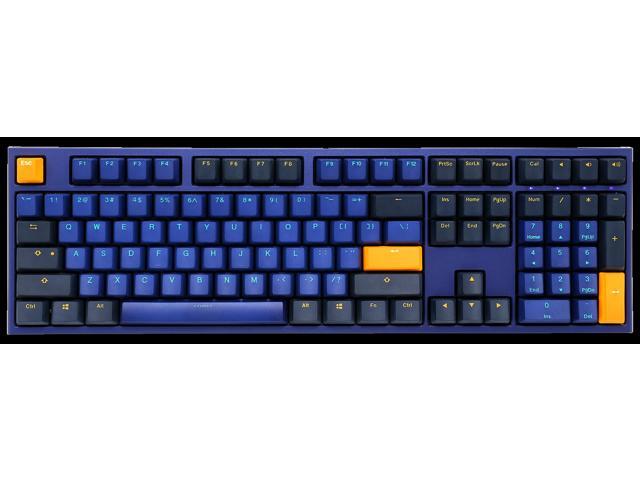 Ducky One 2 Horizon All Non-conflicting 108 Keys Cherry MX Mechanical Gaming Keyboard PBT Keycaps (No Backlight