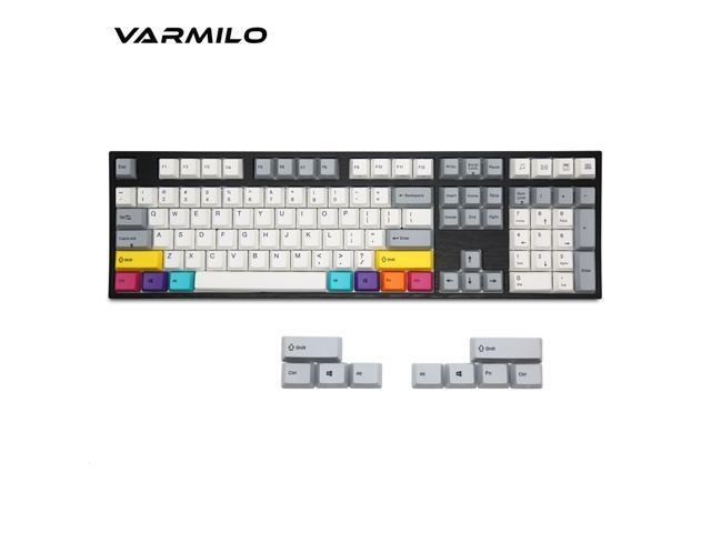 Varmilo Ergonomic Design Cool Exterior 108 Keys USB Wired Cable Detachable Cherry MX Switch Mechanical Gaming Keyboard For Office And Game PBT