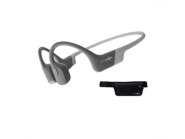 AfterShokz Aeropex - Open-Ear Bluetooth Bone Conduction Sport Headphones - Sweat Resistant Wireless Earphones for Workouts and Running - Built-in