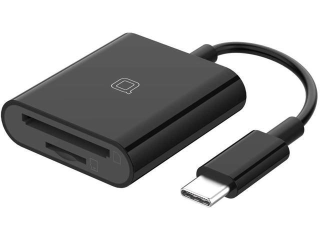 nonda USB C to SD Card Reader SD/MicroSD to USB C Card Reader Adapter [Thunderbolt 3] Compatible with iPad Pro 2020 MacBook Pro 2019 MacBook Air