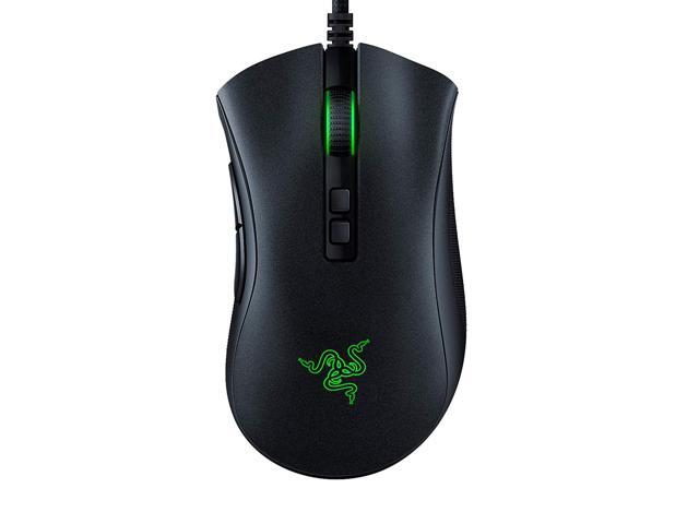 Razer DeathAdder v2 Gaming Mouse: 20K DPI Optical Sensor - Fastest Gaming Mouse Switch - Chroma RGB Lighting - 8 Programmable Buttons - Rubberized