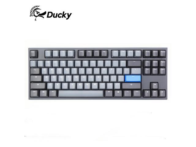 Ducky One 2 Skyline All Non-conflicting 87 Keys Mechanical Gaming Keyboard(No Backlight) PBT Keycaps Cherry MX Switch