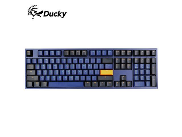Ducky One 2 Horizon All Non-conflicting 108 Keys Cherry MX Mechanical Gaming Keyboard PBT Keycaps (No Backlight)
