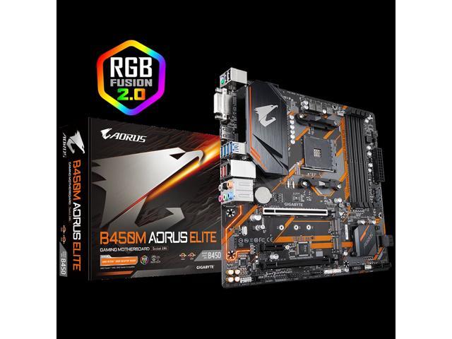 Gigabyte B450M AORUS ELITE AM4 Micro-ATX Motherboard