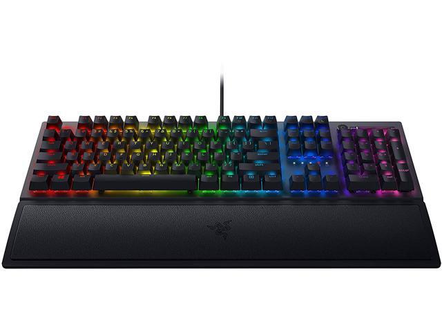 Razer BlackWidow V3 Mechanical Gaming Keyboard: Green Mechanical Switches - Tactile & Clicky - Chroma RGB Lighting - Compact Form Factor